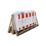 Schrankenzaun-SET-Typ-Basic-6-x-Schrankenzaun-7-x-Standfuss - Product image