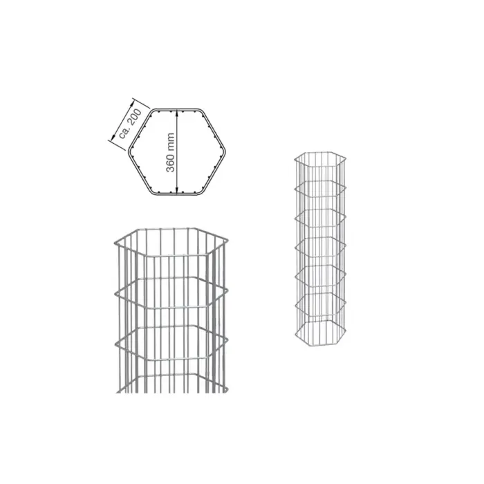 Gabionensäule ONYX - Variant DVGONS2012