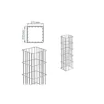 Gabionensäule RUBIN Q - Variant DVGRUQ2710