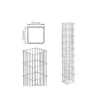 Gabionensäule RUBIN Q - Hero image