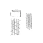 Gabionensäule RUBIN R - Variant DVGRUR422712