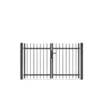 Metalltor ZÜRICH 2-flg - Variant DVMTRSZUP22012DB703