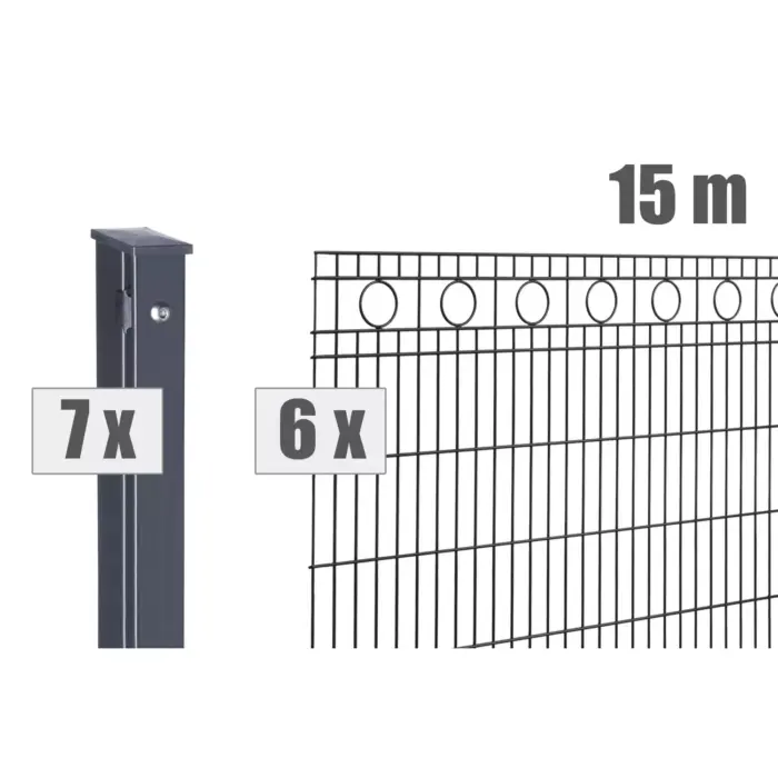 Schmuckzaun ROM Zaunpaket - Variant DVVAPRO015012B7016