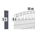 Schmuckzaun WIEN Zaunpaket - Variant DVVAPWI010010B7016
