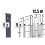 Schmuckzaun WIEN Zaunpaket - Variant DVVAPWI012014B7016