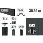 VIDUAL-pure-100-Zaunpakete - Product image