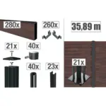 VIDUAL-pure-100-Zaunpakete - Product image