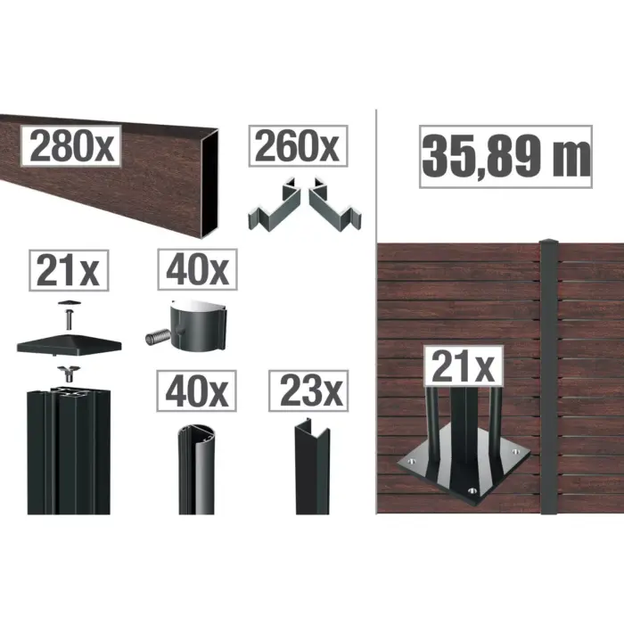 VIDUAL-pure-100-Zaunpakete - Product image
