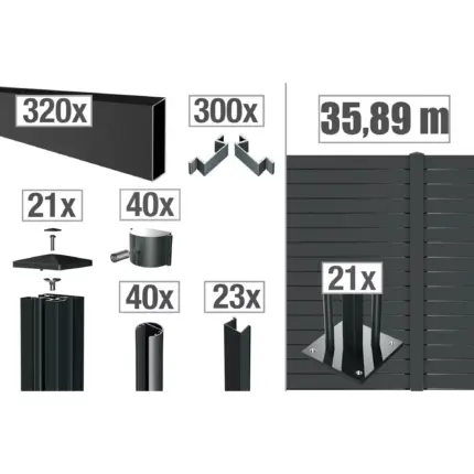 VIDUAL-pure-100-Zaunpakete - Product image