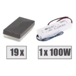 LED Zaunbeleuchtung und Trafo-Set - Variant PZUBZNS19