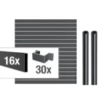 VIDUAL-line-100-Aluminium-Rechteckprofil-100x20-mm - Product image