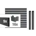 VIDUAL-line-150-Aluminium-Rechteckprofil-150x20-mm - Product image