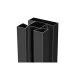 Alu-Anfangs-Endpfosten-72x72-mm-inkl.-Zubehoer-VIDUAL - Product image