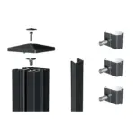 Alu-Mittelpfosten 90x90 mm inkl. Zubehör - Hero image