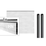 VIDUAL-snap-140-Aluminiumfuellung-Klick-Profil-140-x-20-mm - Product image