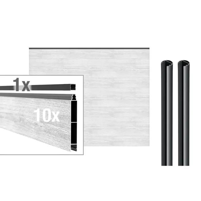 VIDUAL-snap-140-Aluminiumfuellung-Klick-Profil-140-x-20-mm - Product image