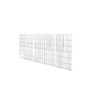 Doppelstabgitterzaun Typ MAX - Variant ZD812