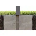 Fussplatte-fuer-Pfosten-90x90-mm-zum-Aufduebeln-VIDUAL - Product image