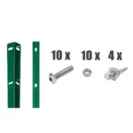 Zaunanschluss-Winkellochleisten-Set-passend-fuer-Pfosten-Typ-A - Product image