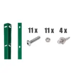 Zaunanschluss-Winkellochleisten-Set-passend-fuer-Pfosten-Typ-A - Product image